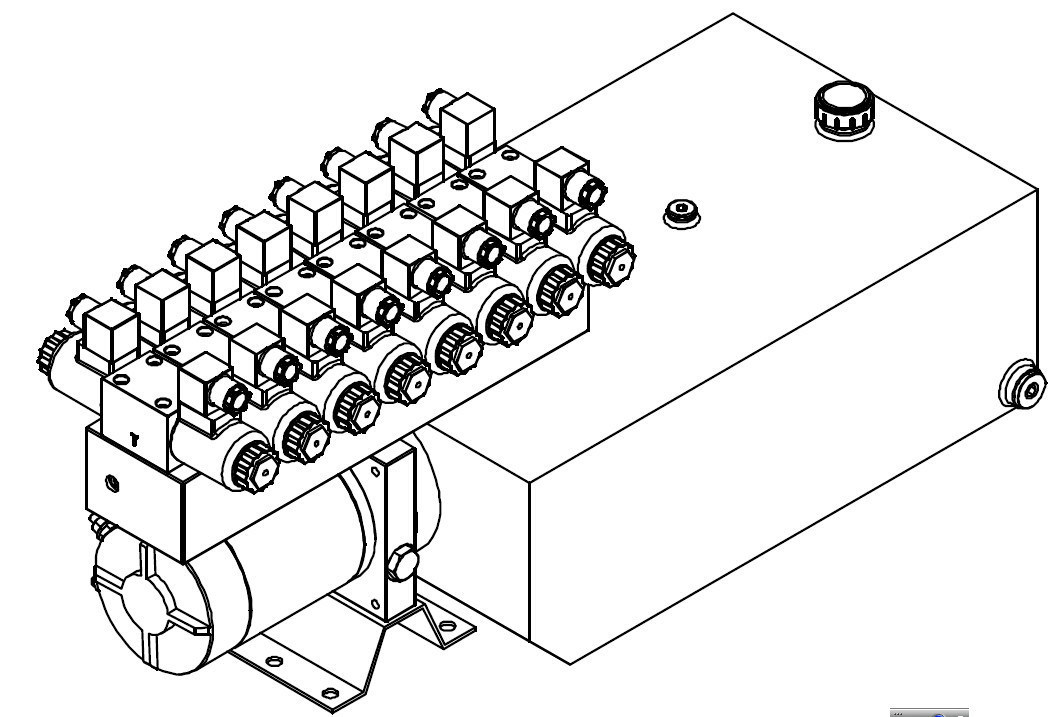 Customized 8 Stations Hydraulic Power Units
