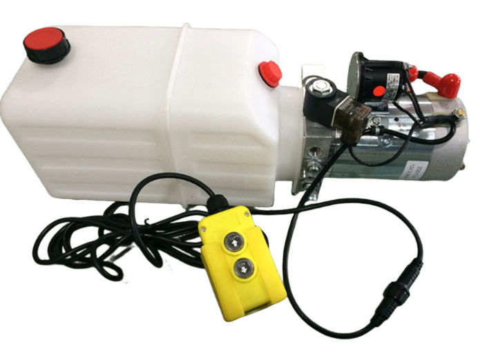 12V DC Mini Hydraulic Power Unit Double Acting  With Drain Plug