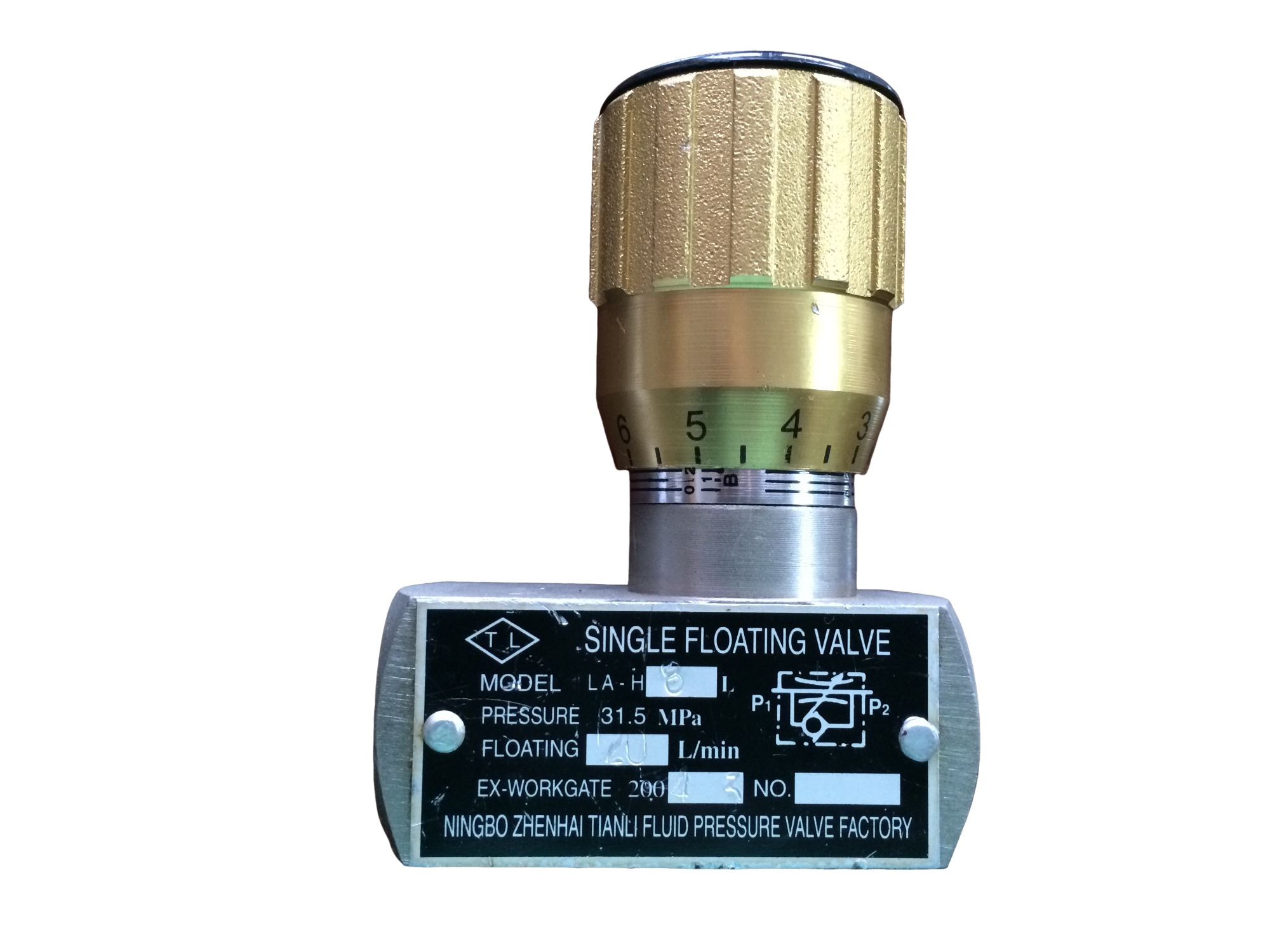 Performance Aluminum Hydraulic Flow Control Needle Valve 35Mpa G1/4”
