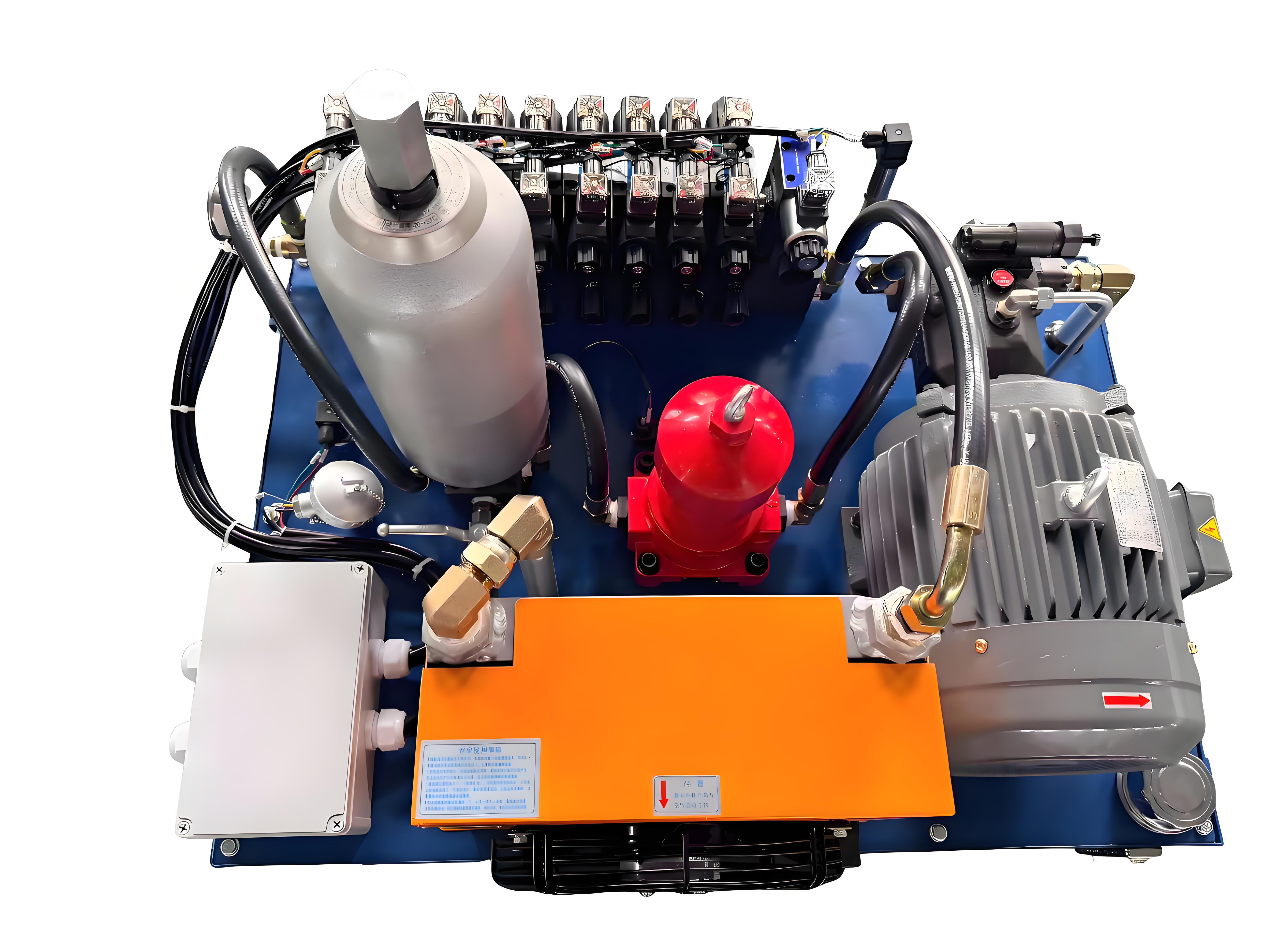 Hydraulic Power Unit-6L Steel Tank 2.5cc/R Hydraulic Gear Pump With Motor AC 380V 750W 1450RPM-2