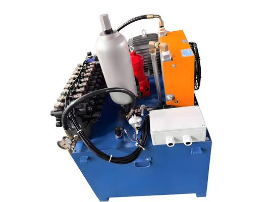 Hidrolik Güç Ünitesi-6L Çelik Tank 2.5cc/R Motorlu Hidrolik Dişli Pompa AC 380V 750W 1450RPM-2